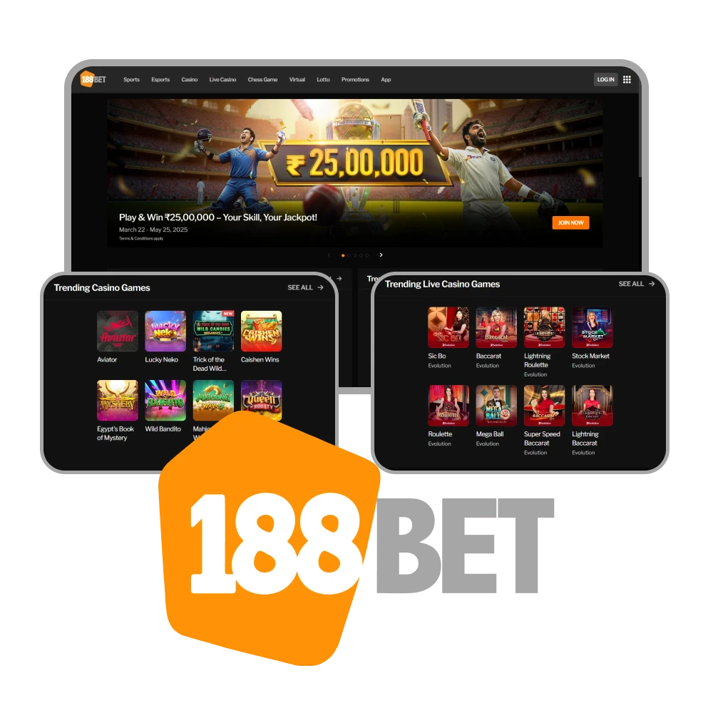 Dịch vụ 188Bet trên thiết bị di động